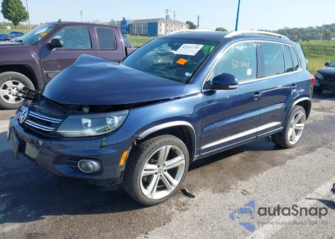 2016 Volkswagen Tiguan R-Line from USA, damaged, VIN WVGAV7AX5GW060420